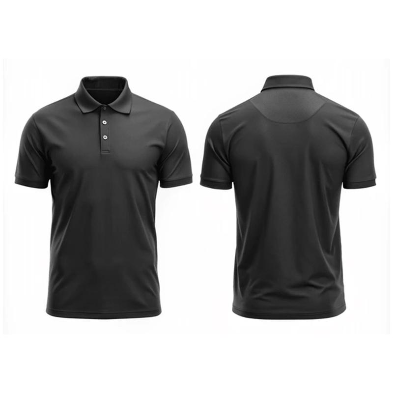 Classic Polo Shirt- Half Sleeve - Black